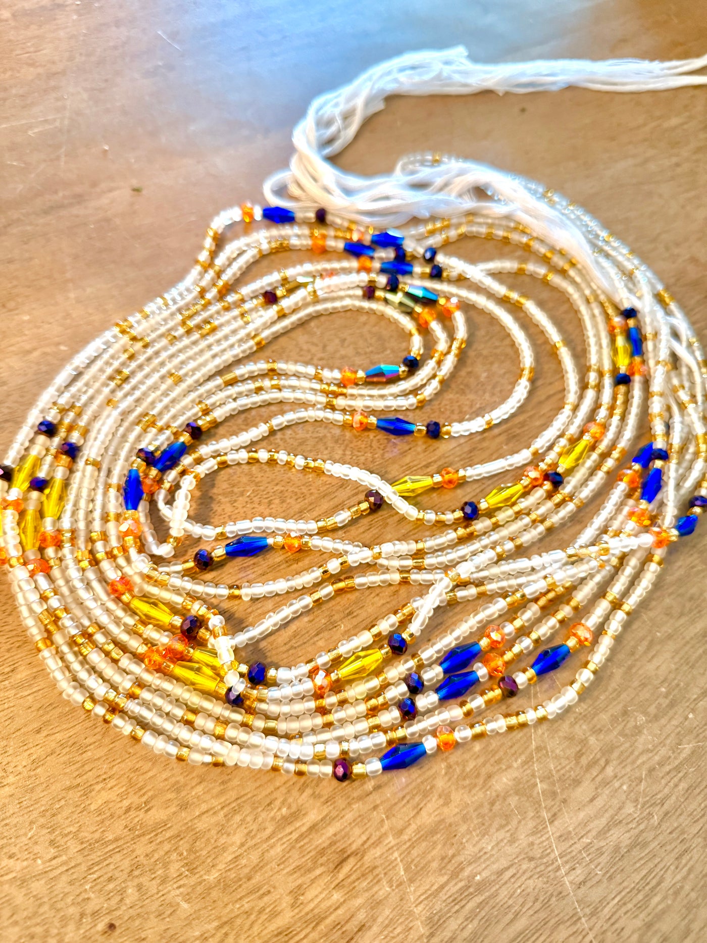 White Frost & Mixed Crystal |Premium Strand