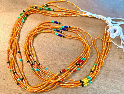 Orange & Mixed Crystal | Premium Strand
