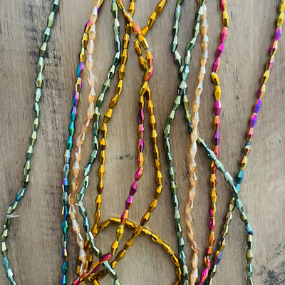 Elastic Waist Beads | Colorful Pellet Gem