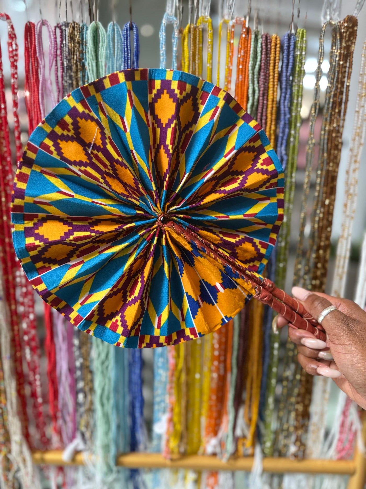 Ankara Folding Hand fan