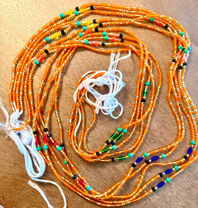 Orange & Mixed Crystal | Premium Strand