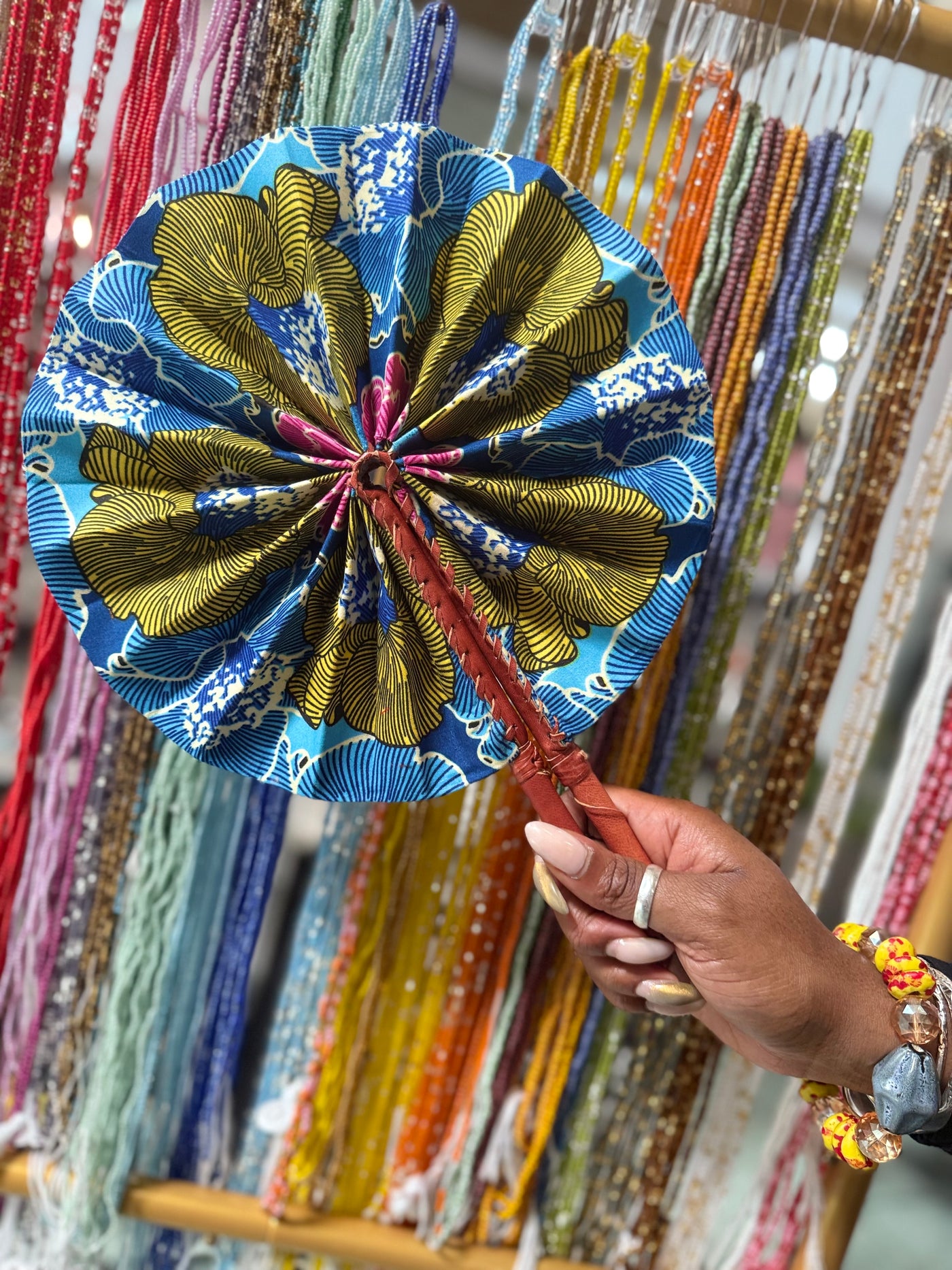 Ankara Folding Hand fan