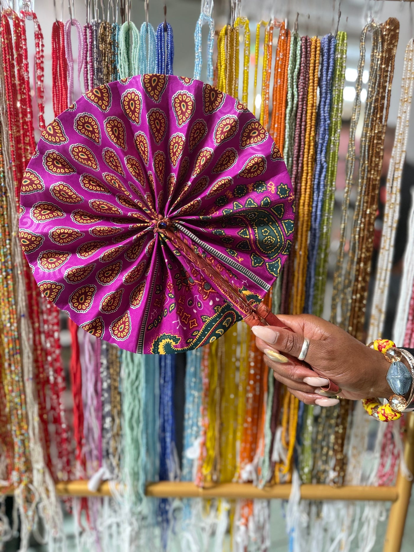 Ankara Folding Hand fan