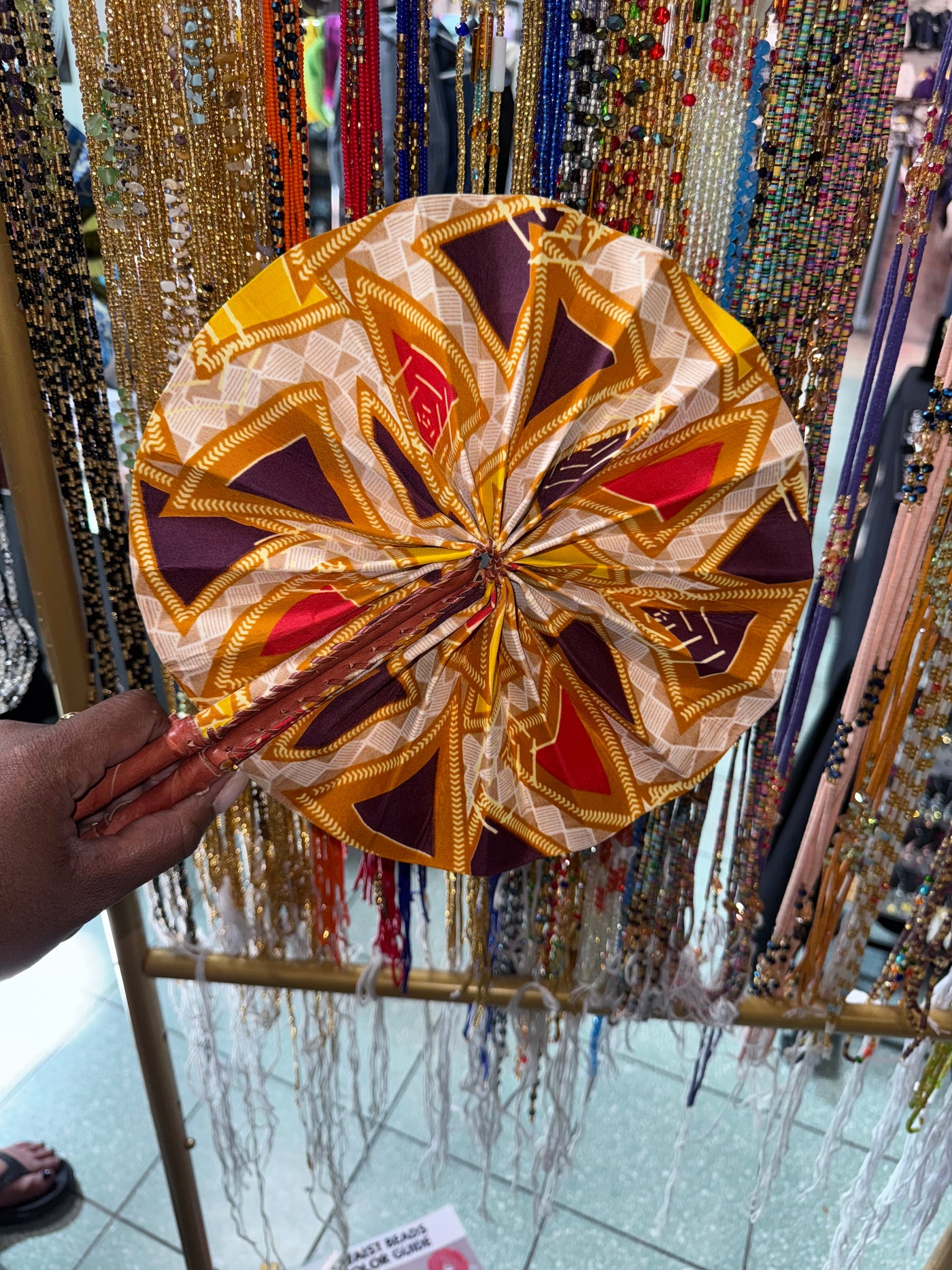 Ankara Folding Hand fan