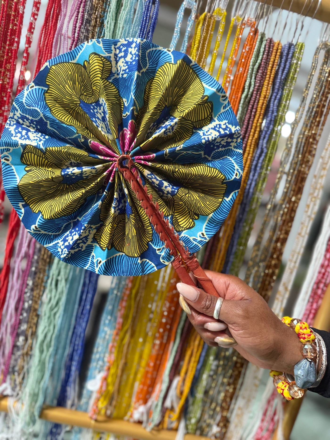 Ankara Folding Hand fan