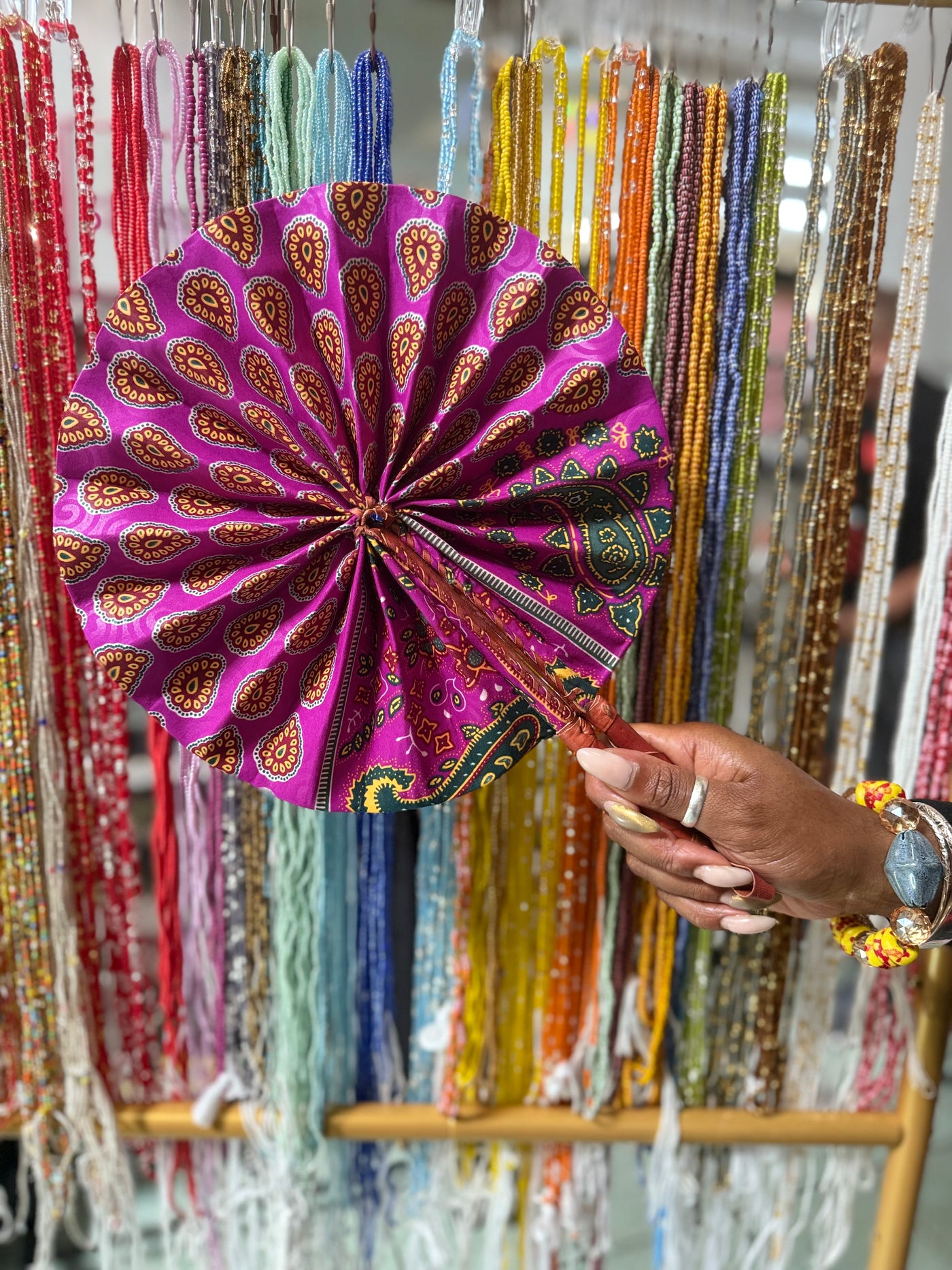 Ankara Folding Hand fan