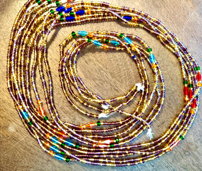 Purple & Mixed Crystal |Premium Strand