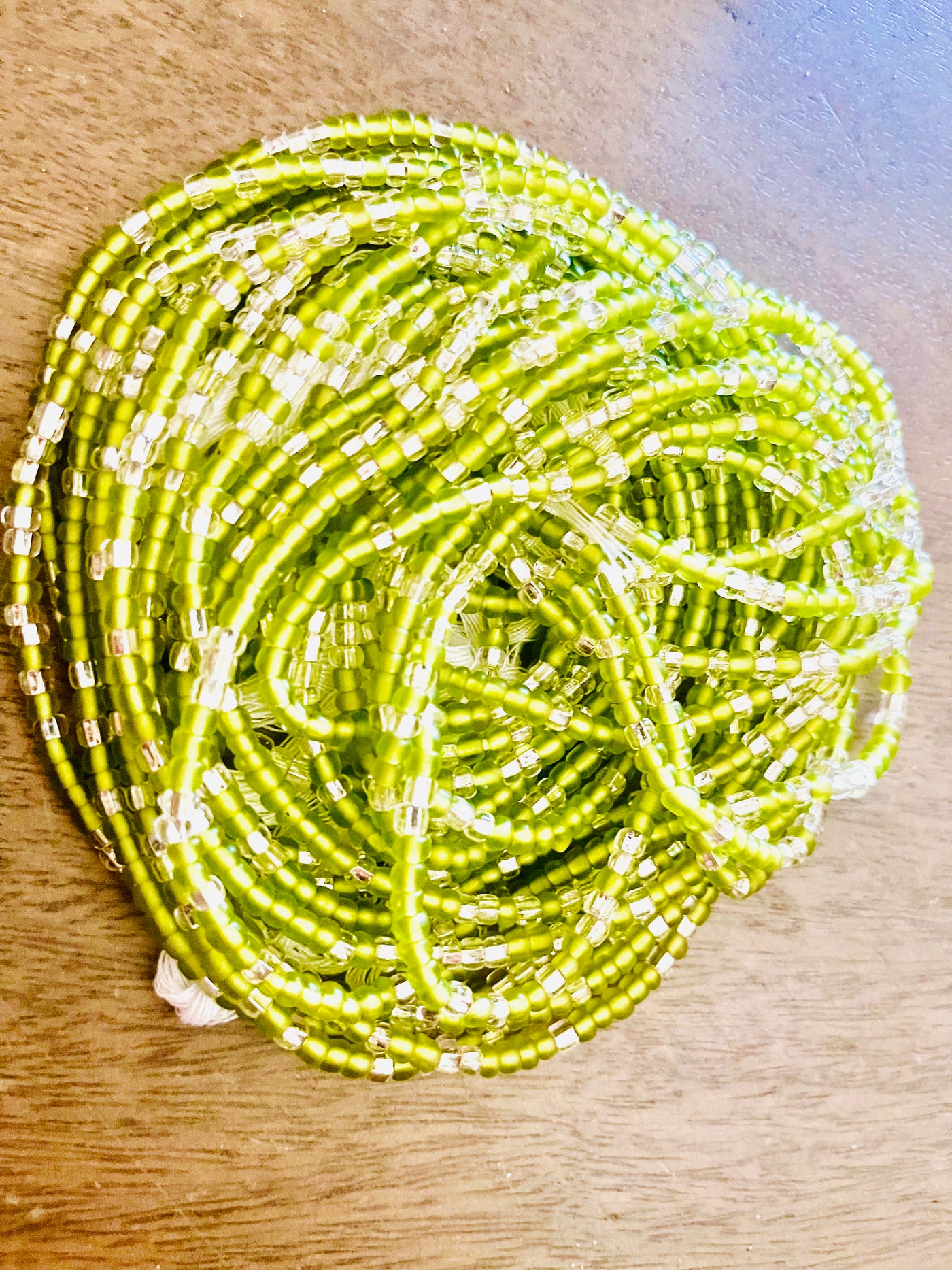 Classic Waist Beads Strand | Frost Green