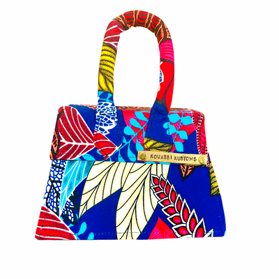 Pretty Leaves Mini Purse - Kouassi Kustoms 