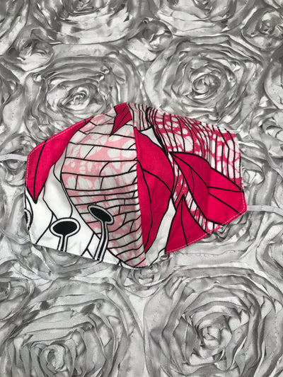 Pink Jungles Mask - Kouassi Kustoms 