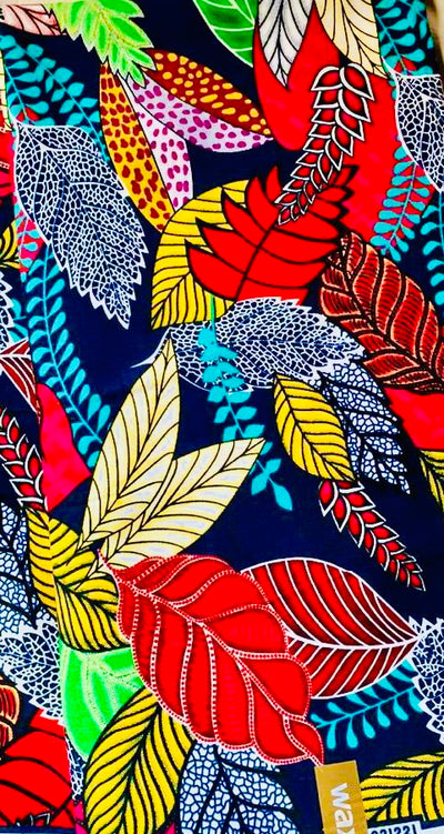 Pretty Leaves Mini Purse - Kouassi Kustoms 