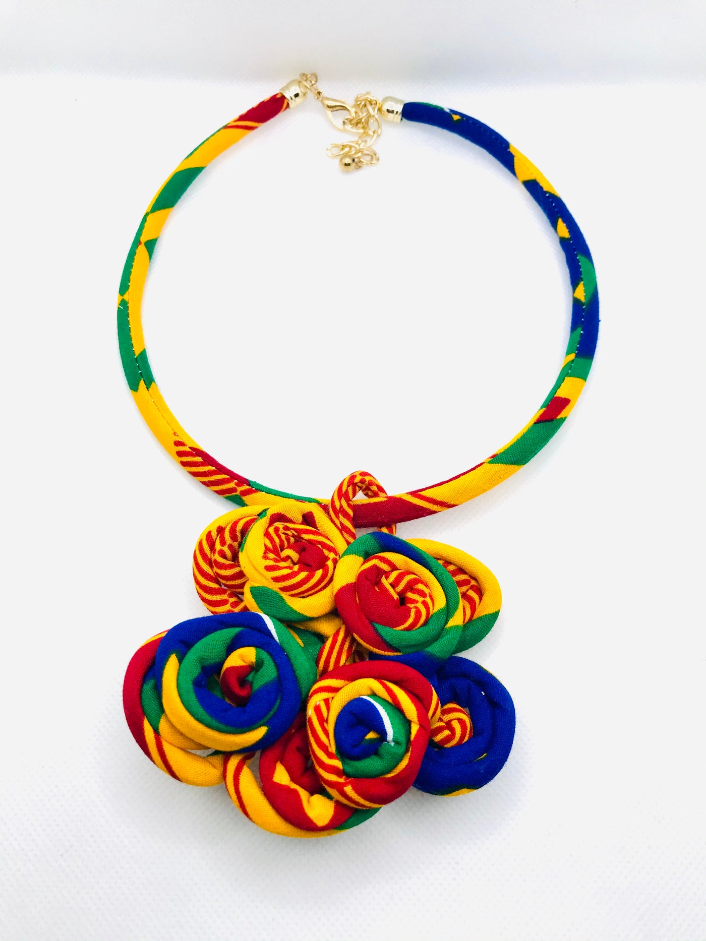 Classic Afro Print Necklace - Kouassi Kustoms 